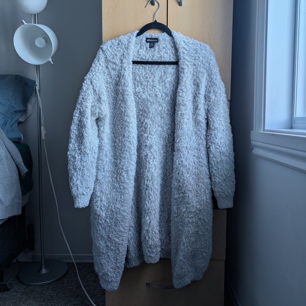 Cozy Grey Women's Cardigan